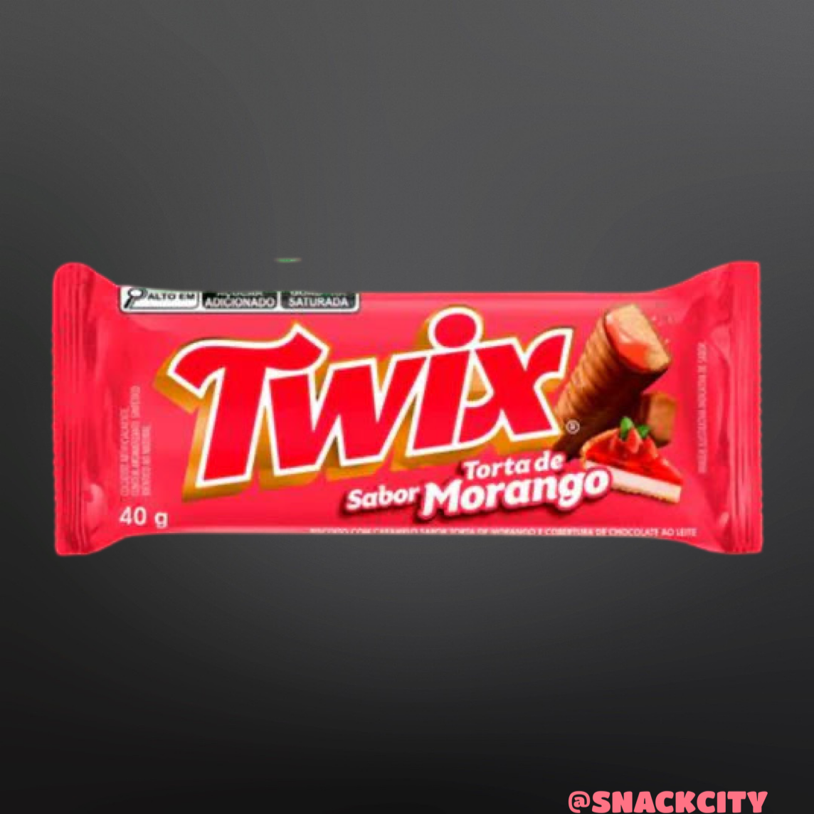 Twix Torta De Sabor Morango (Strawberry Pie) (Brazil)