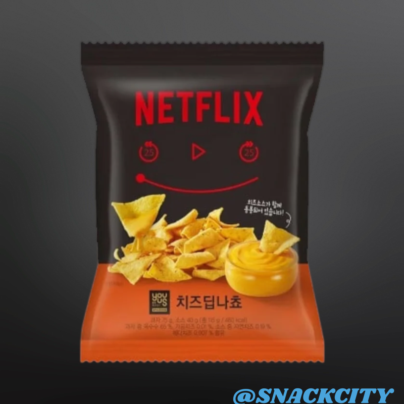 Netflix Cheese Dip Nacho Chips (Korea)