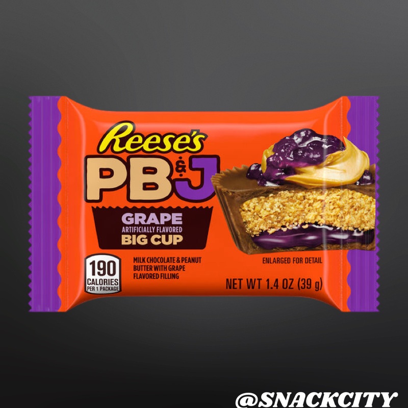 REESE'S Big Cup PB&J Grape Milk Chocolate Peanut Butter Cup
