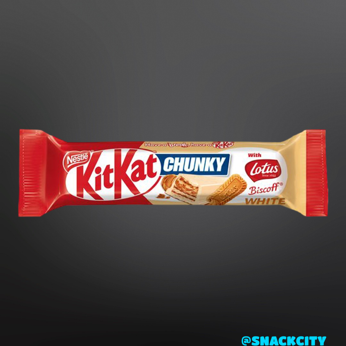 Kikat Chunky Biscoff White Chocolate (UK)