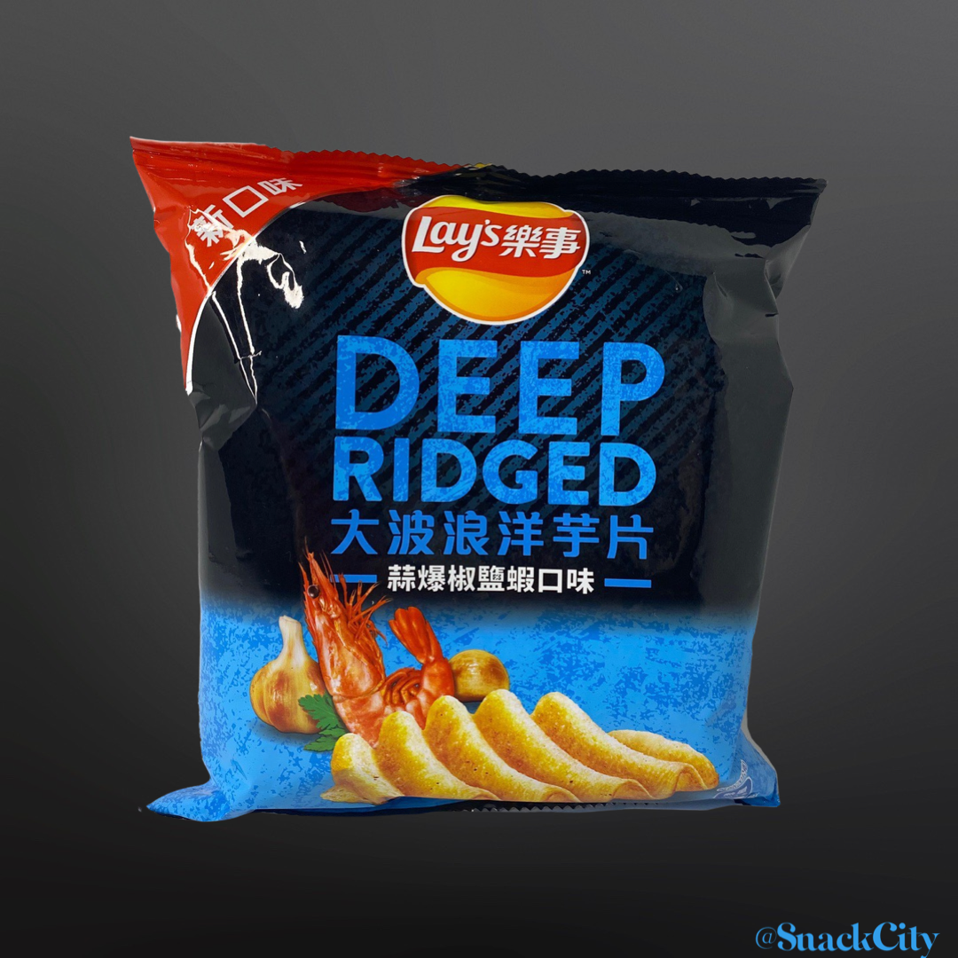 LAY’S DEEP RIDGE GARLIC SHRIMP (TAIWAN) 1.41 oz