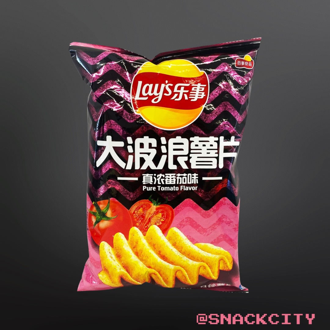 Lay's Wave Potato Chips - Pure Tomato Flavor