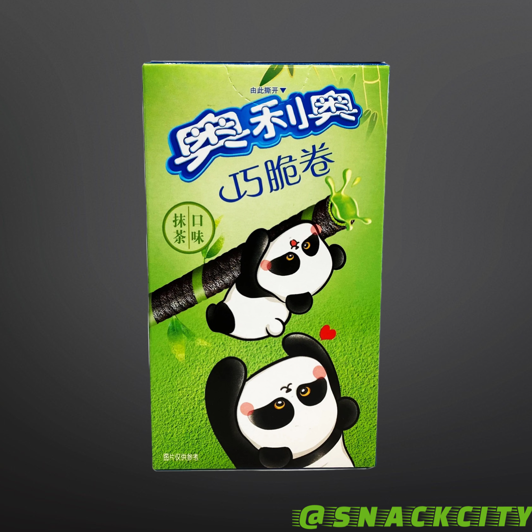 Oreo Matcha Wafer Rolls