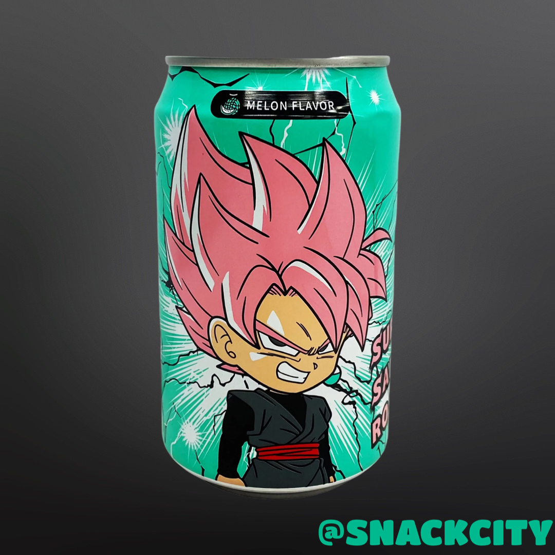 Ocean Bomb Dragon Ball Z Super Saiyan Rose Sparkling Water Melon