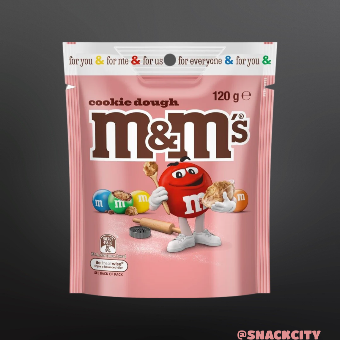 M&M's Cookie Dough Milk Chocolate (Australia)