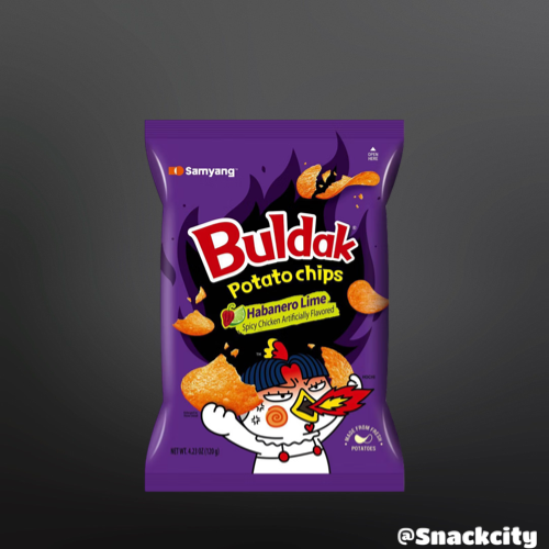 Samyang Buldak Habanero Lime Potato Chips