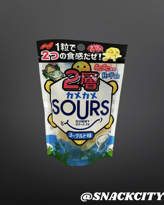 NOBEL 2 Layers Kamekame Sours Gummy - Yogurt Flavor (Japan)