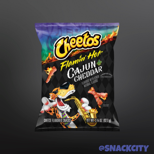 Cheetos Flamin Hot Cajun Cheddar