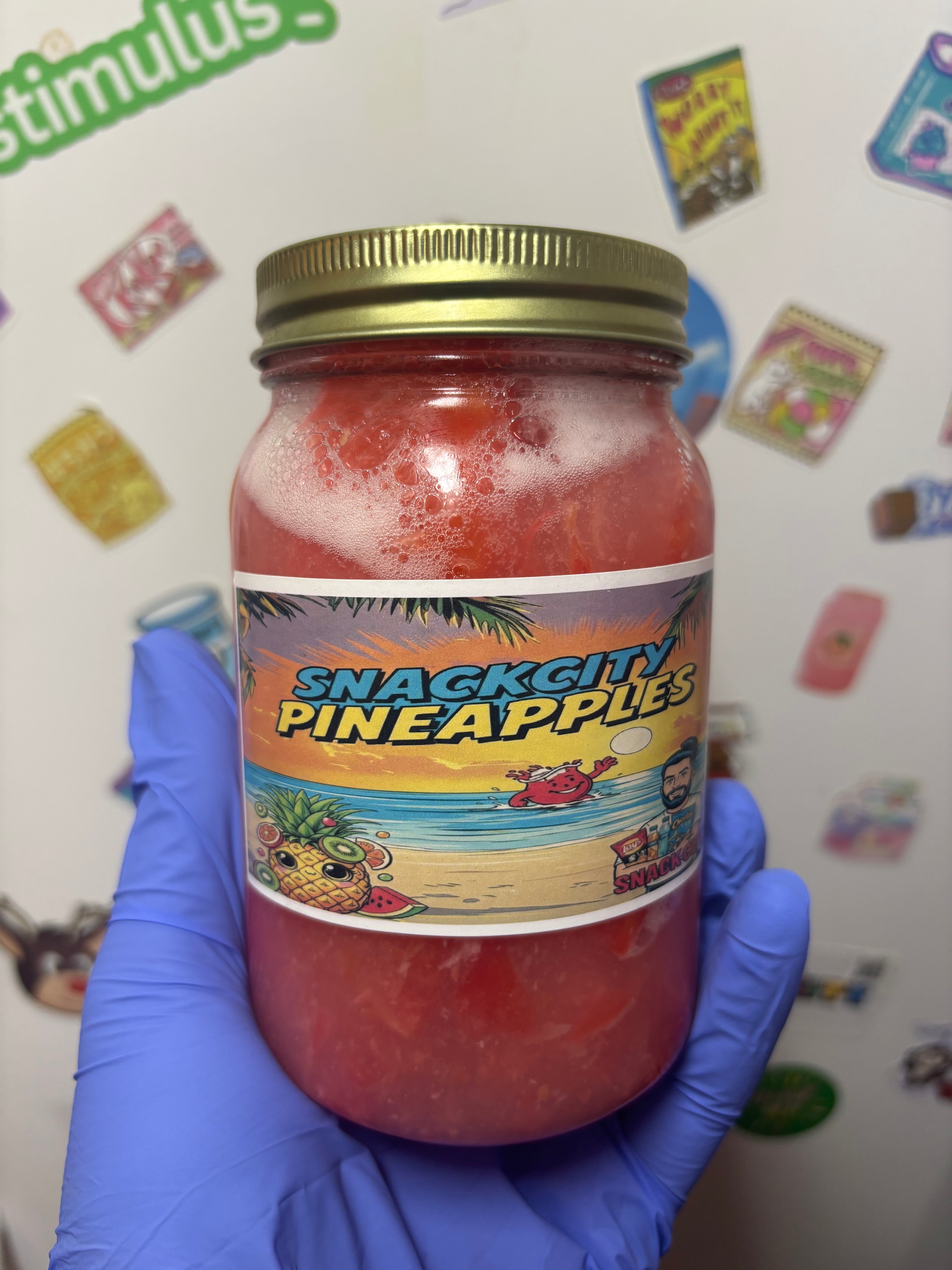 超限定アイテム！☆PINEAPPLE BETTY'Sポスター 54×67程度 SnackCity Kool-Aid Pineapples – Snack_City