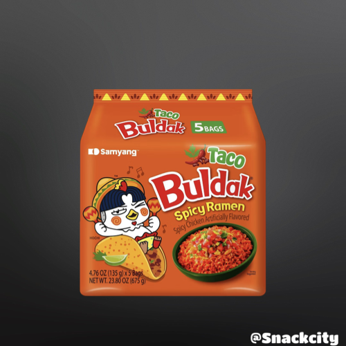 Samyang Buldak Taco Spicy Ramen (1 Pack )