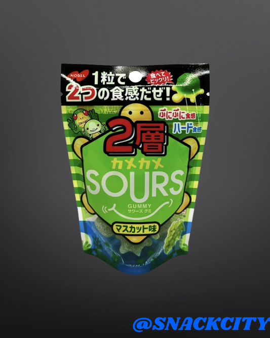 NOBEL 2 Layers Kamekame Sours Gummy (Japan)