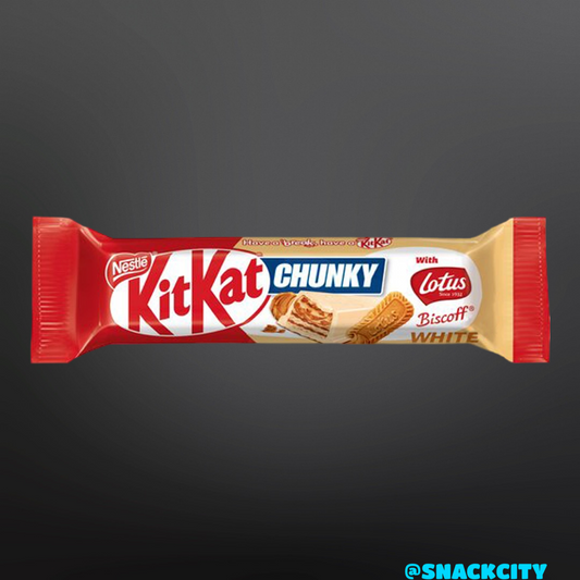 Kikat Chunky Biscoff White Chocolate (UK)