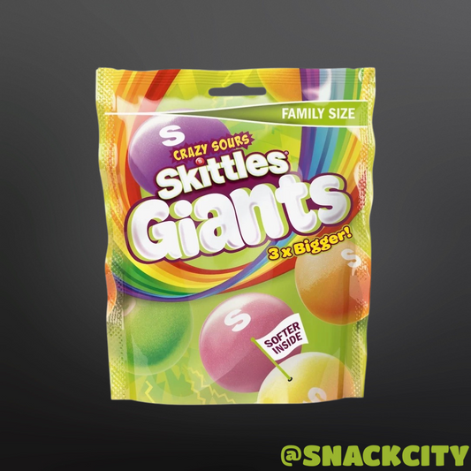 Skittles Sour Giants 3X Bigger (UK)